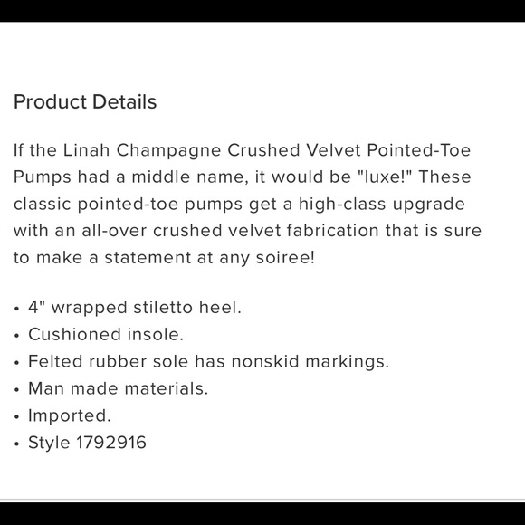 Qupid Brand Velvet Pumps (Brand New) - Picture 4 of 5